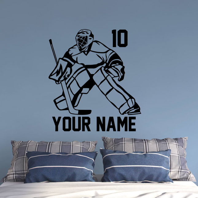 The Net Protector – Personalized Goalie Sticker