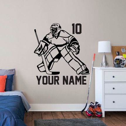 The Net Protector – Personalized Goalie Sticker