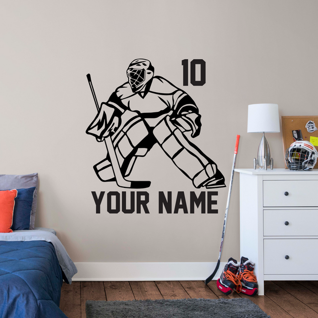 The Net Protector – Personalized Goalie Sticker