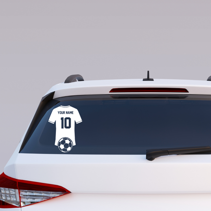 Soccer Jersey Tribute – Personalized Wall Decal