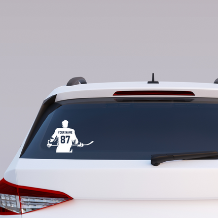 Locker Room Energy – Custom Hockey Player Decal