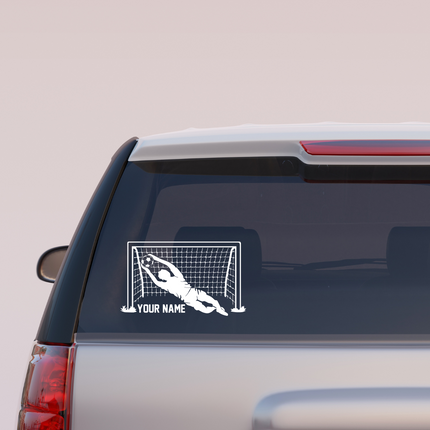 Last Line Hero – Personalized Goalkeeper Wall Decal