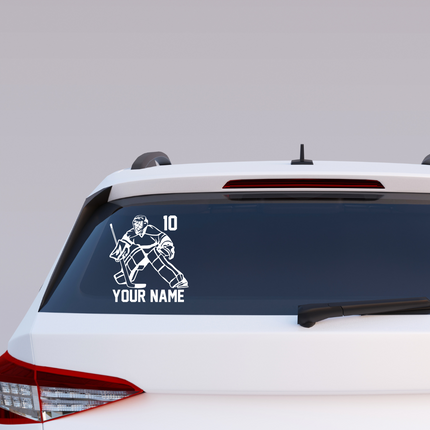 The Net Protector – Personalized Goalie Sticker