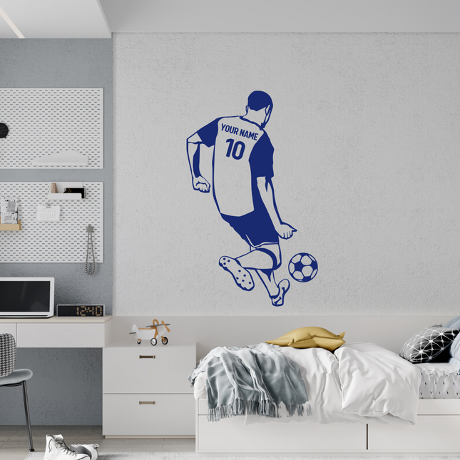 On the Move – Personalized Soccer Wall Decal