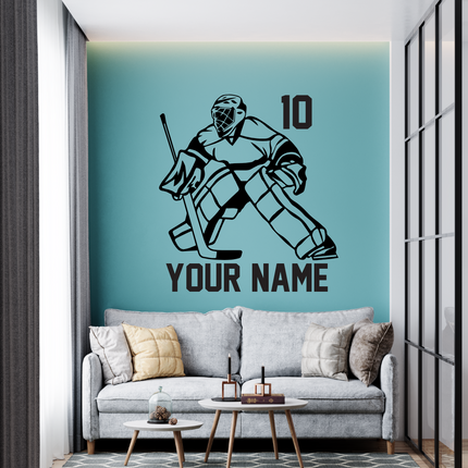 The Net Protector – Personalized Goalie Sticker