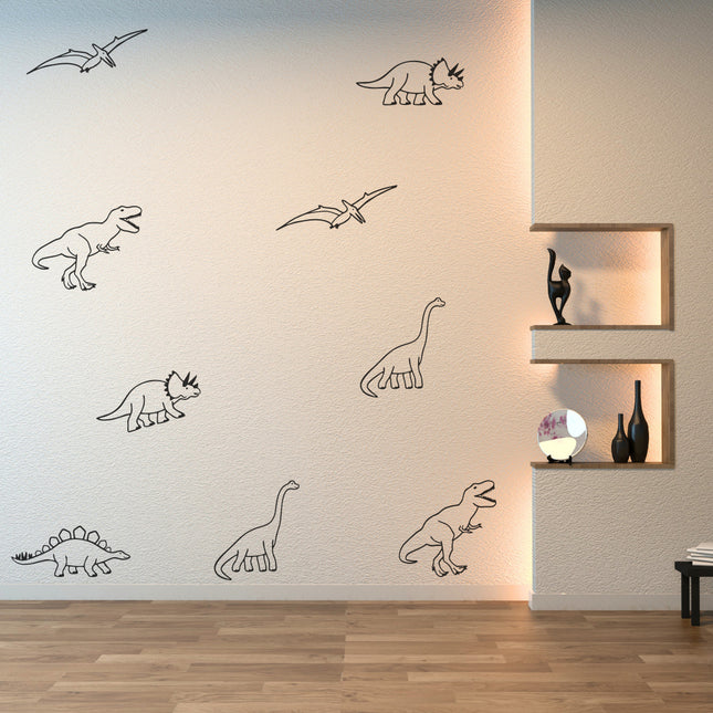 Dinosaur-Themed Wall Decal