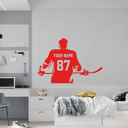Locker Room Energy – Custom Hockey Player Decal