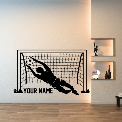 Last Line Hero – Personalized Goalkeeper Wall Decal