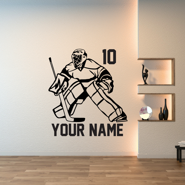 The Net Protector – Personalized Goalie Sticker
