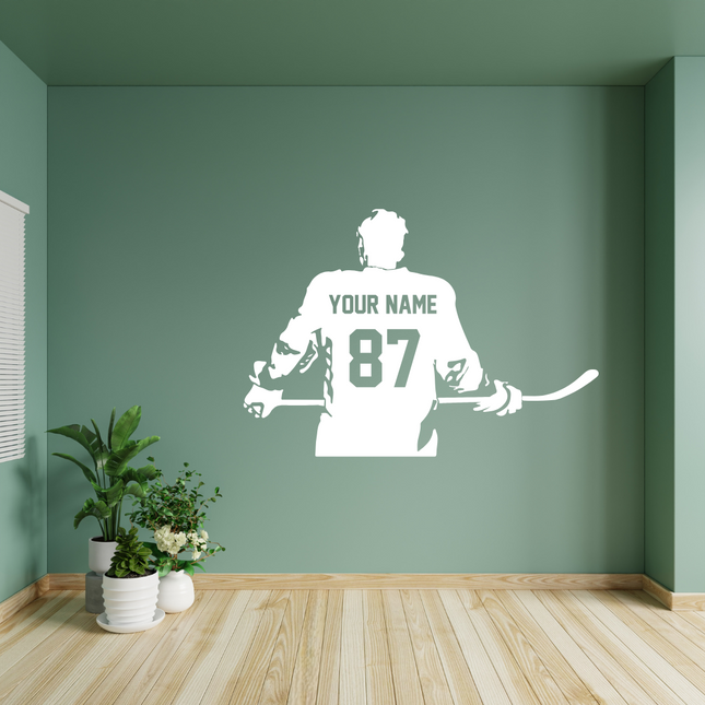 Locker Room Energy – Custom Hockey Player Decal