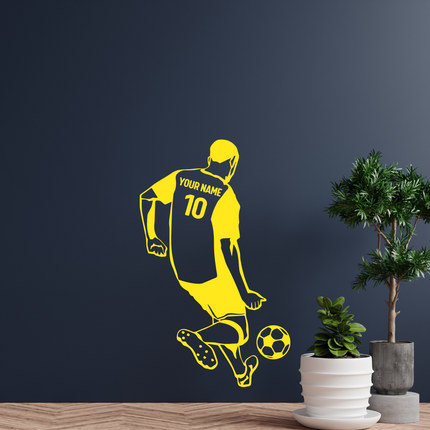 On the Move – Personalized Soccer Wall Decal