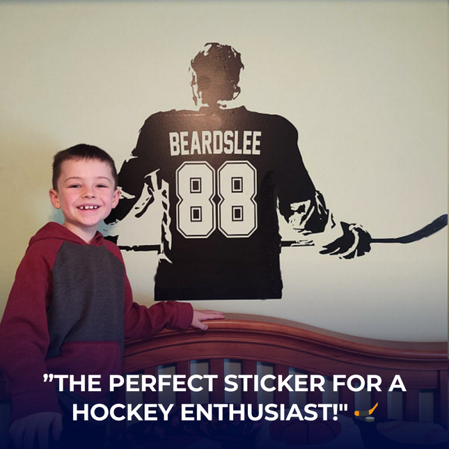 Locker Room Energy – Custom Hockey Player Decal
