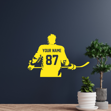 Locker Room Energy – Custom Hockey Player Decal
