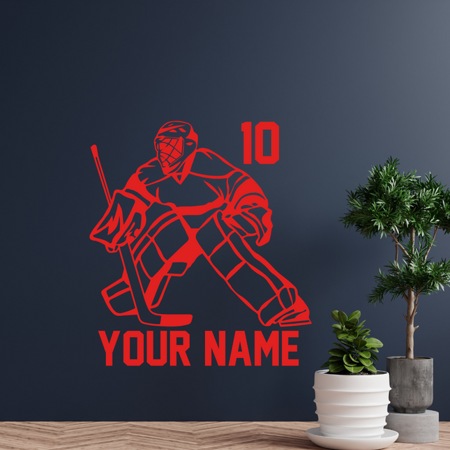 The Net Protector – Personalized Goalie Sticker