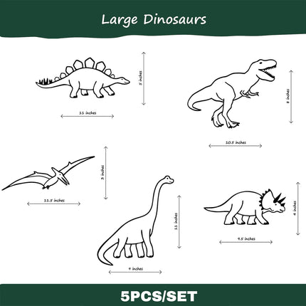 Dinosaur-Themed Wall Decal