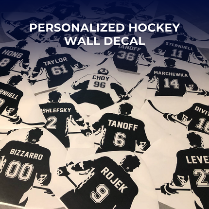 Locker Room Energy – Custom Hockey Player Decal