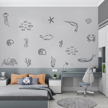 Ocean-Themed Wall Decals
