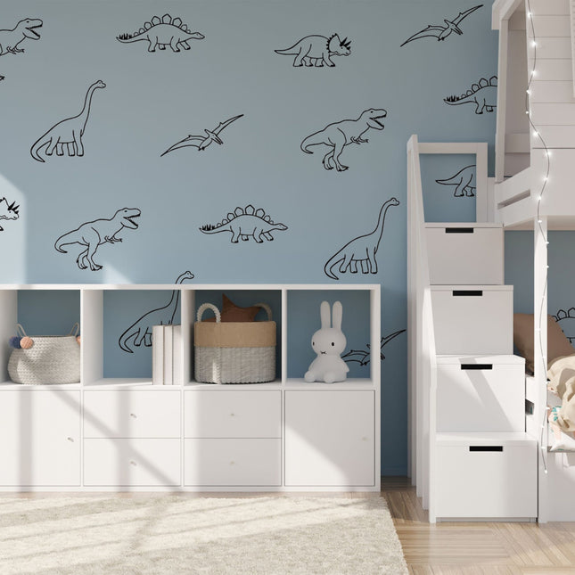 Dinosaur-Themed Wall Decal