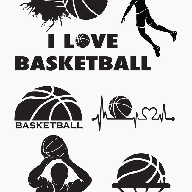 basketball wall decals
