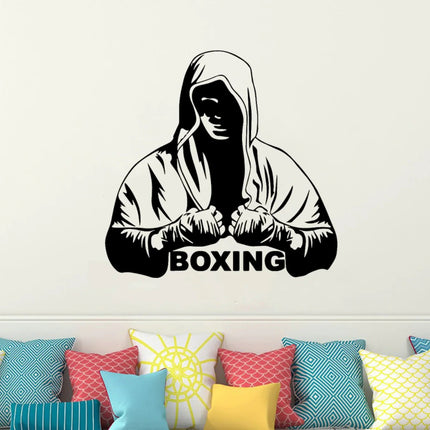 Hooded Boxer Wall Decal