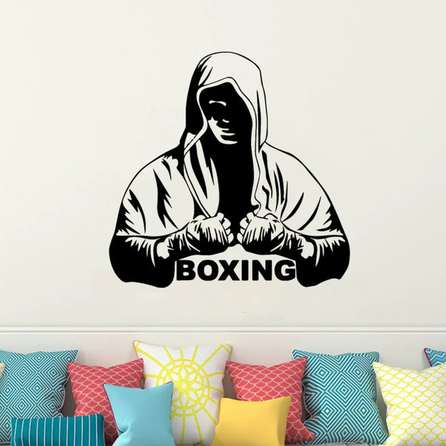 Hooded Boxer Wall Decal