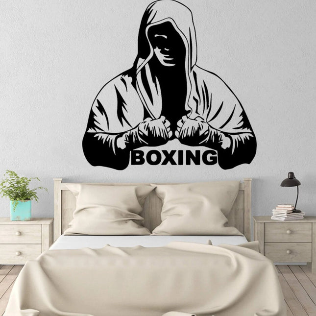 Hooded Boxer Wall Decal