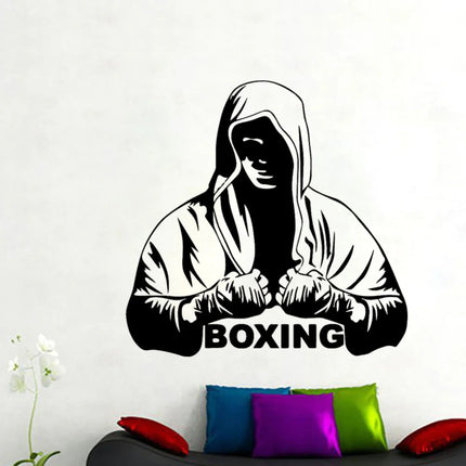 Hooded Boxer Wall Decal