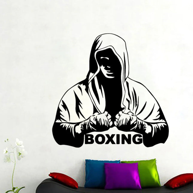 Hooded Boxer Wall Decal
