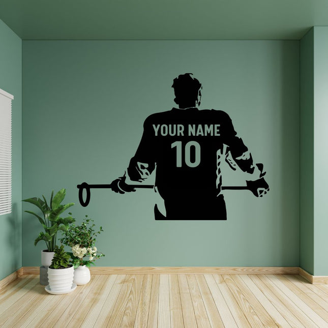 Game Ready – Ringette Player Silhouette