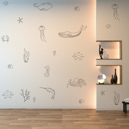Ocean-Themed Wall Decals