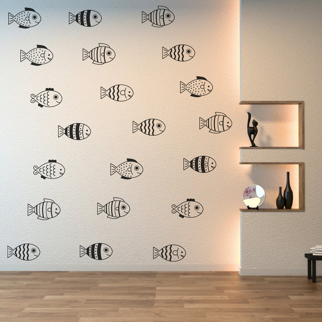 Cute Fish Wall Decals
