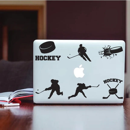 Hockey Sticker Pack – 6 Small Decals