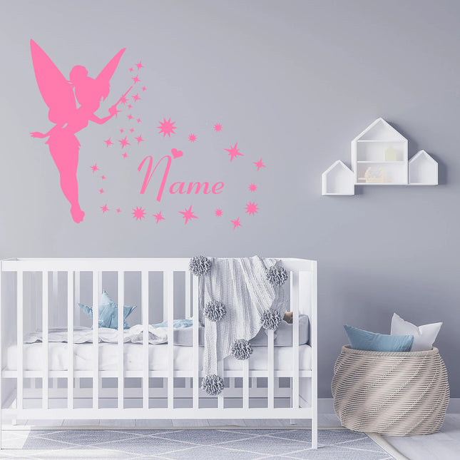 Fairy Sparkle Name - Personalised Script Name Wall Decal