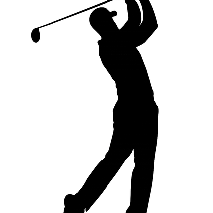 Golf Swing Legend Wall Decal with name