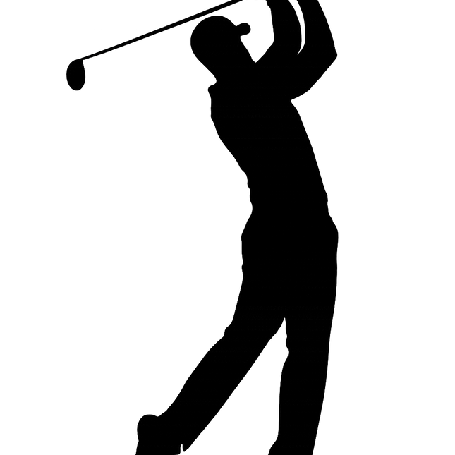 Golf Swing Legend Wall Decal with name