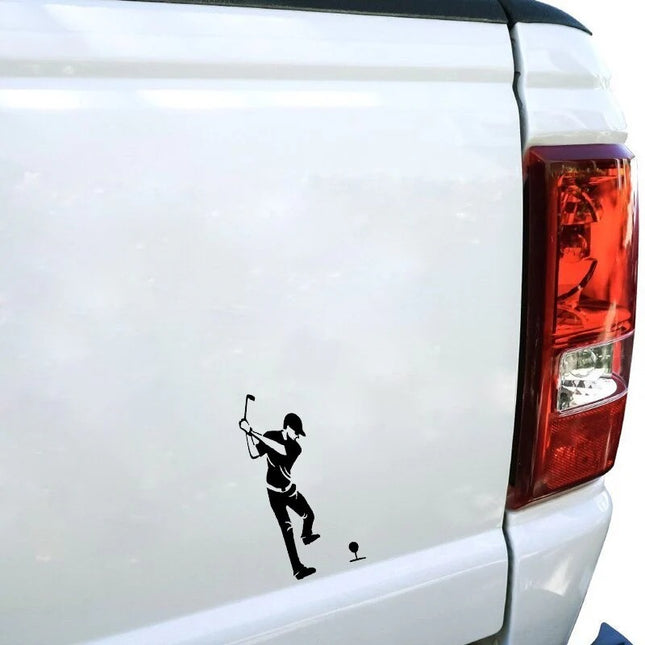 Pure Swing Golf Silhouette Decal