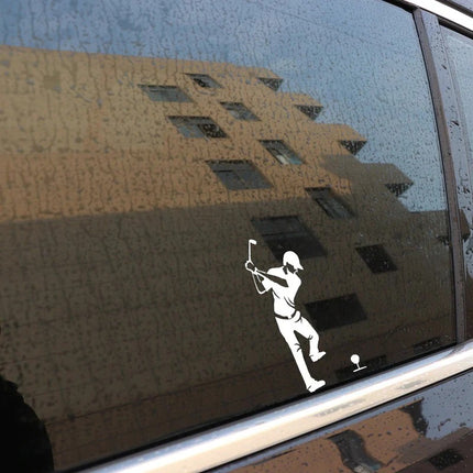Pure Swing Golf Silhouette Decal