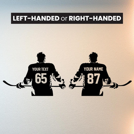 Locker Room Energy – Custom Hockey Player Decal