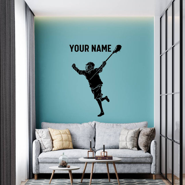 Winning Moment Lacrosse Decal – Personalized with Name