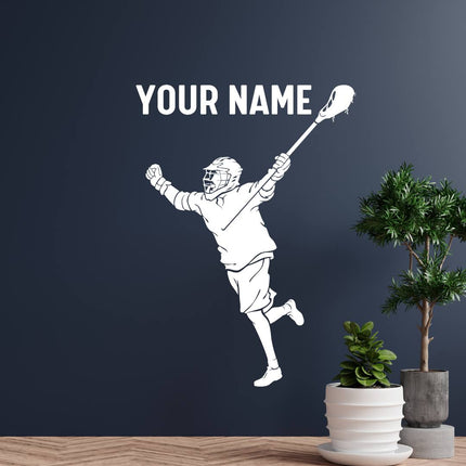 Winning Moment Lacrosse Decal – Personalized with Name