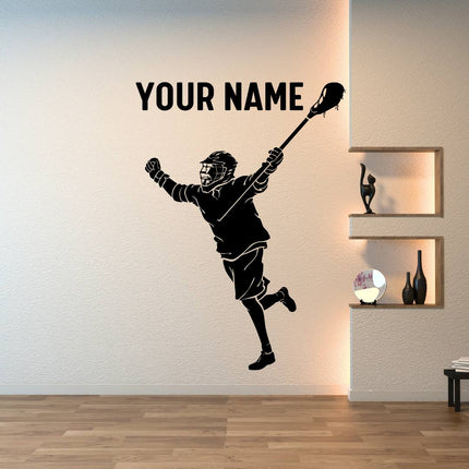 Winning Moment Lacrosse Decal – Personalized with Name