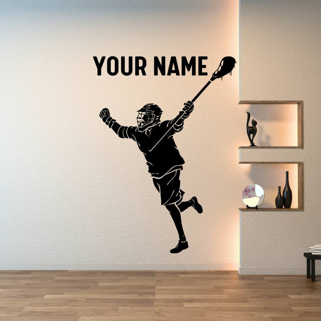Winning Moment Lacrosse Decal – Personalized with Name