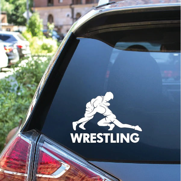 Wrestling Takedown Wall Decal