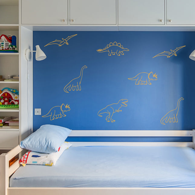 Dinosaur-Themed Wall Decal